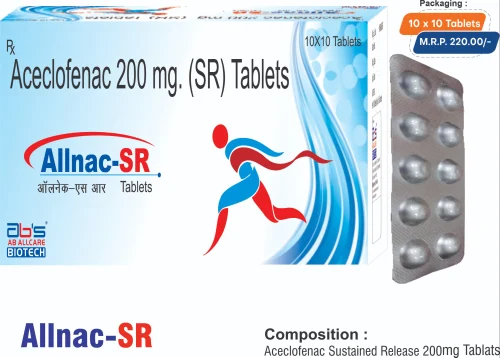 Aceclofenac Sustained Release 200 Mg.tablets