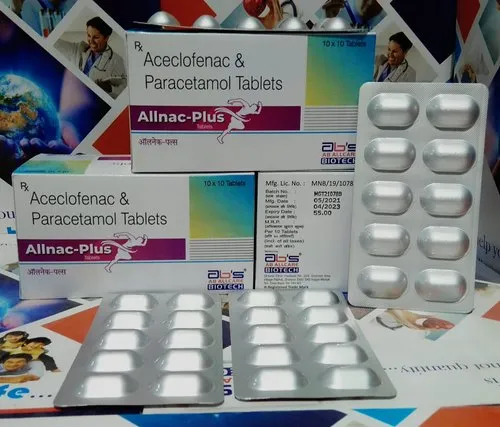 Aceclofenac Paracetamol Tablets