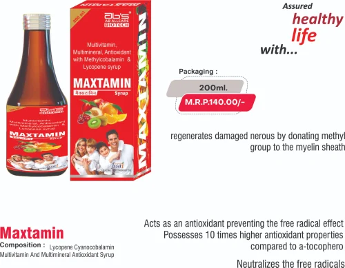 Lycopene Multivitamin Multimineral Syrup