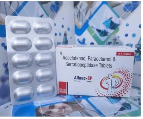 Aceclofenac And Paracetamol Tablet