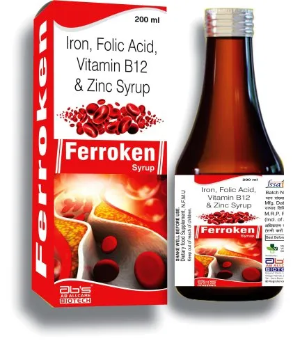 Ferric Ammonium Citrate Folic Acid And Sulphate Syrup