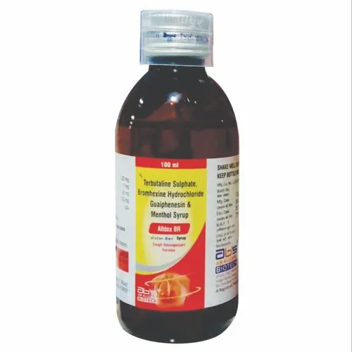 Terbutaline Sulphate, Guaiphenesin,Bromhexine Hydrochloride Syrup