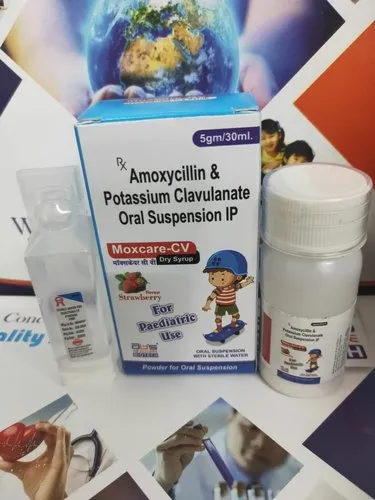 Amoxicillin & Potassium Clavulanate For Oral Suspension Ip