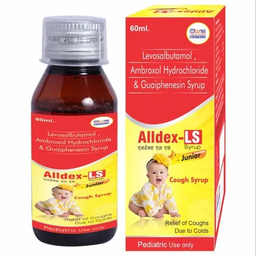 Levosalbotamol, Ambroxol Hydrochloride And Guaiphenesin Syrup